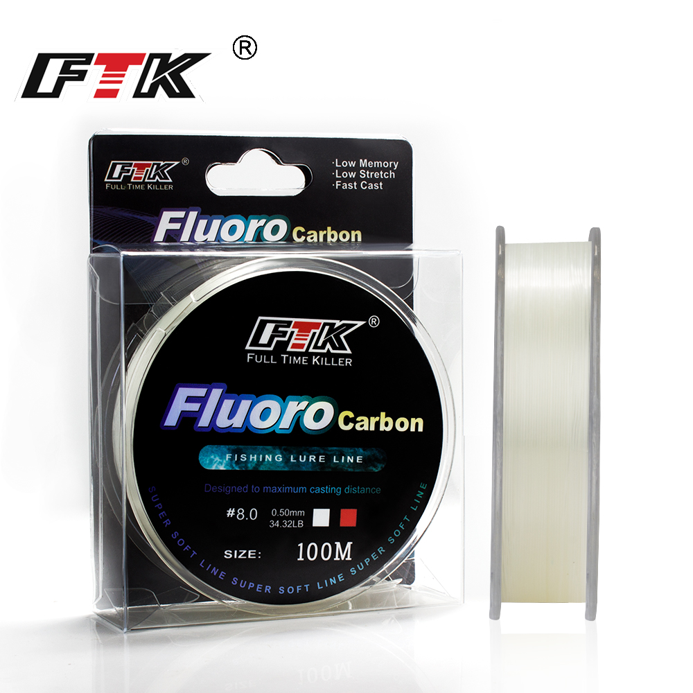 FTK 100m 4.13-34.32LB Fluoroca - Copolymer Line recensie en prijs