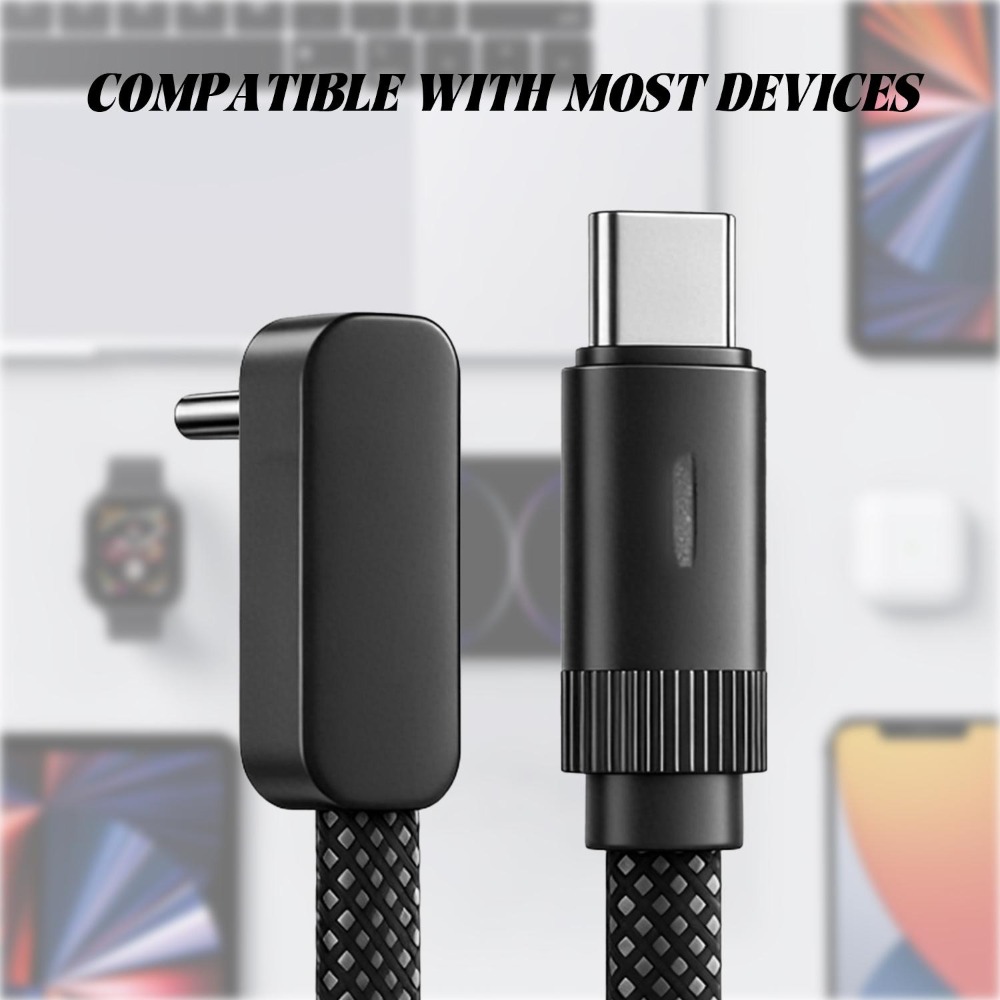 100W Type C naar Type C 90 ° E - Braided Line recensie en prijs