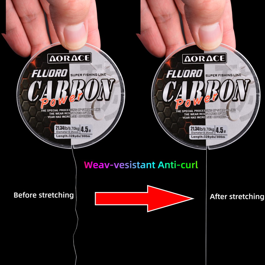 Aorace 300M Fluorocarbon Visli - Copolymer Line recensie en prijs