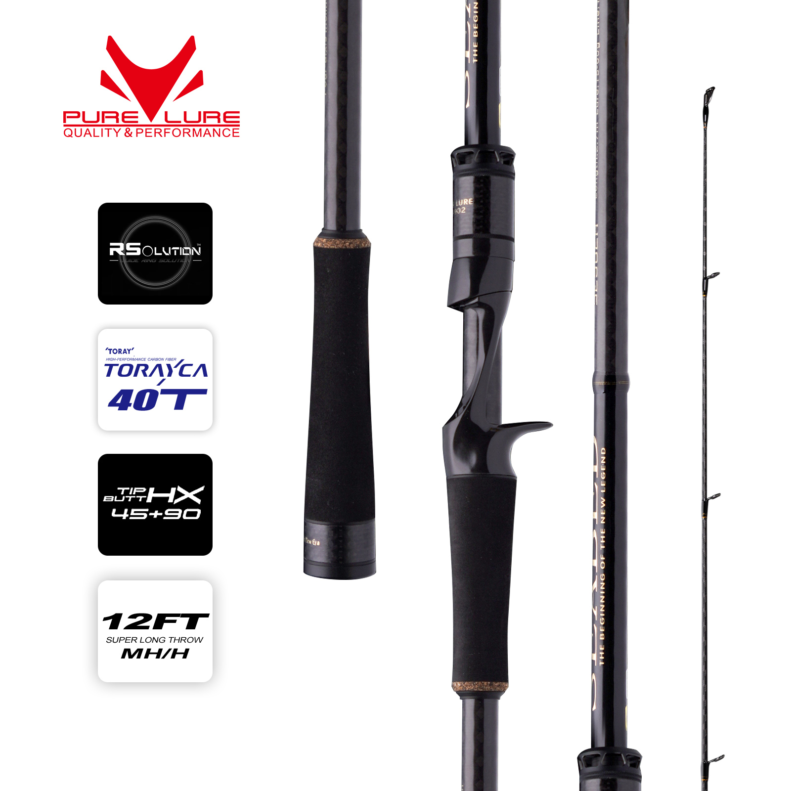 PURELURE SEABED 12FT 3.0m 3.3m - Kastking Reel Zephyr recensie en prijs